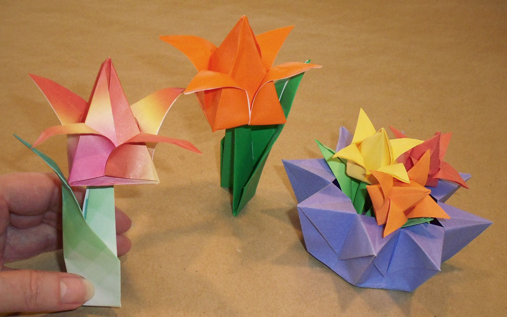 Traditional Origami Tulips